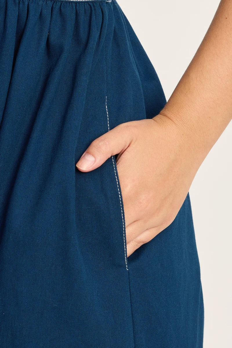 Mathilde|100% Cotton Fit & Flare Dress