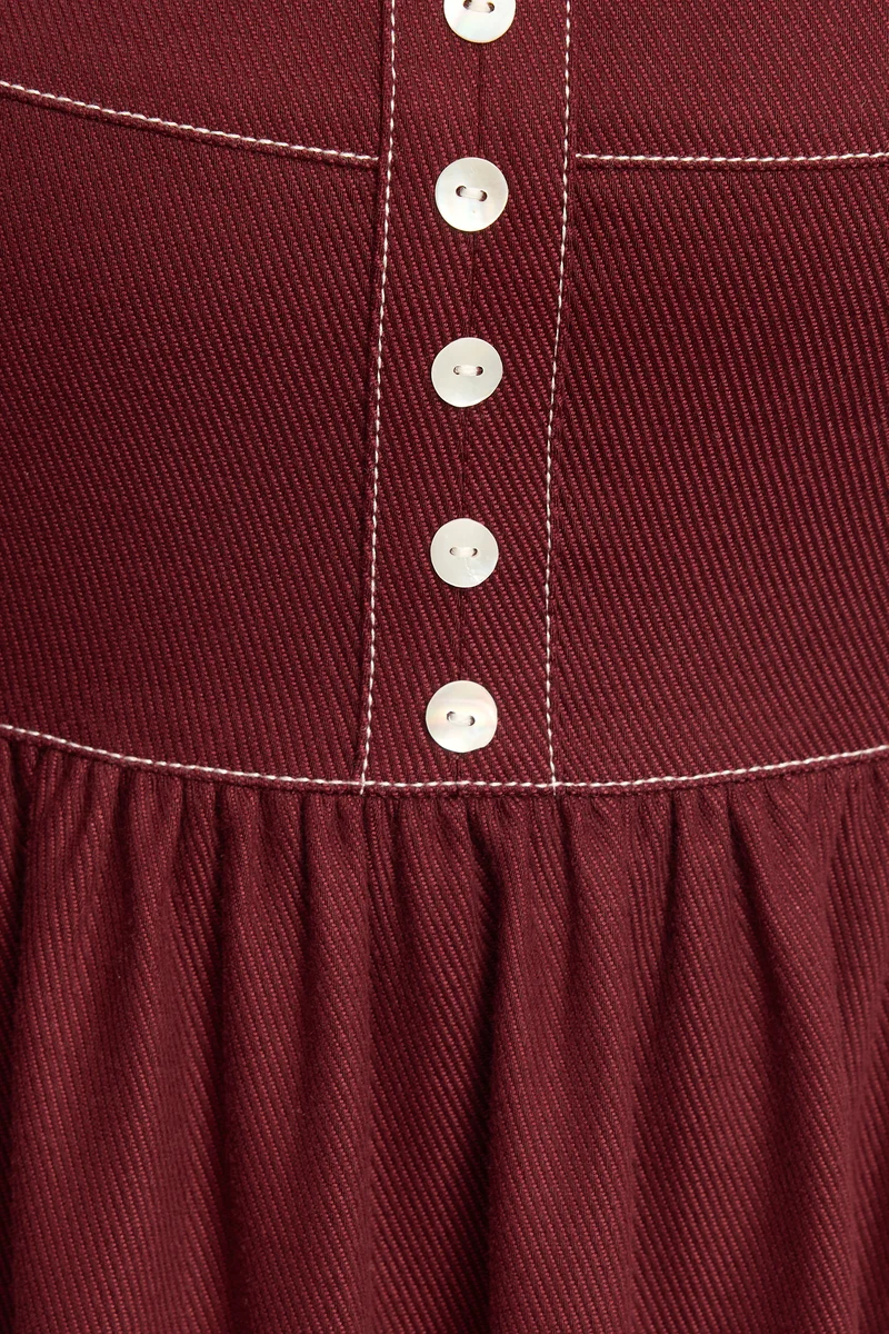 Marceline|100% Viscose Fit & Flare Dress