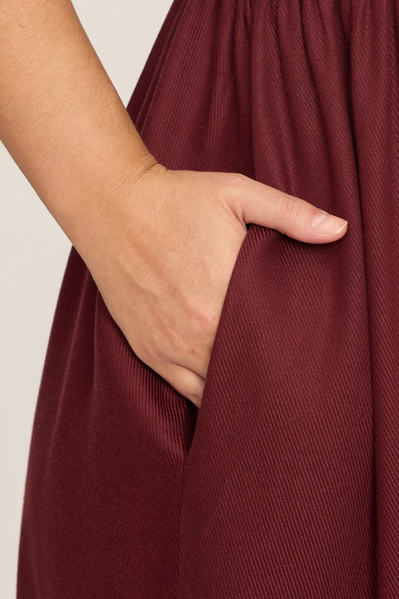 Marceline|100% Viscose Fit & Flare Dress