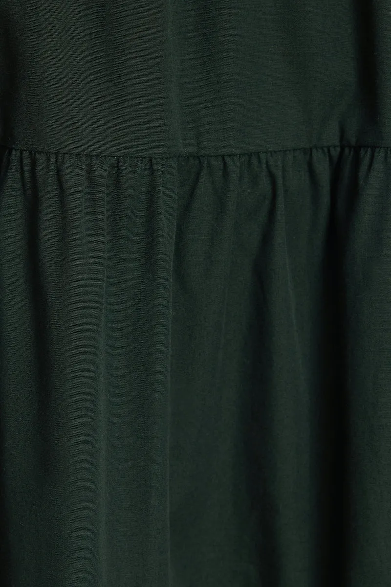 Mireille|100% Cotton Maxi Tier Dress