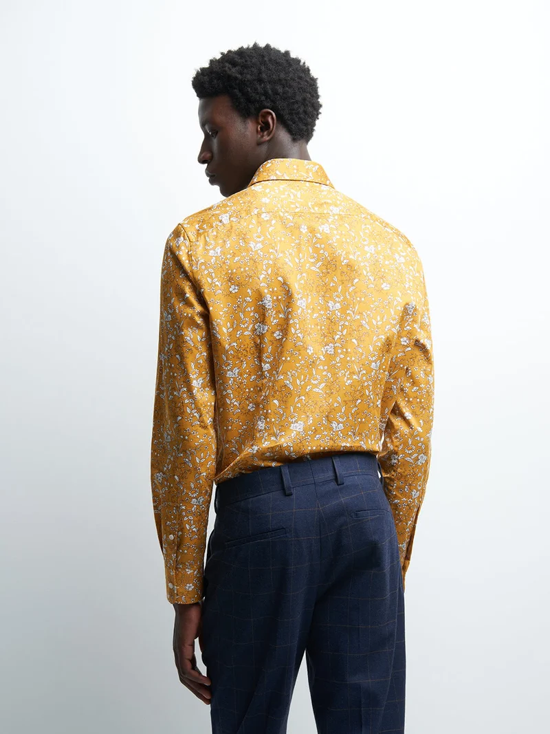 Chemise slim végétale