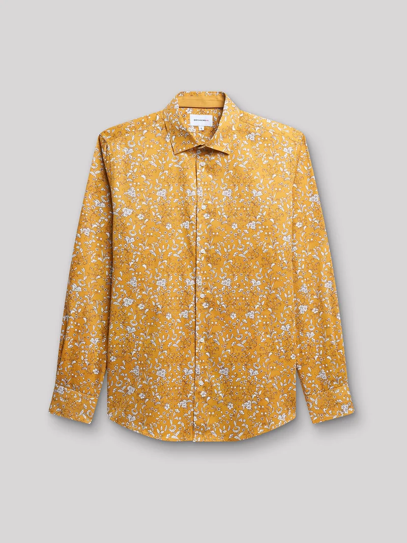 Chemise slim végétale