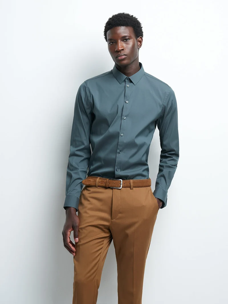 Chemise extra-slim unie