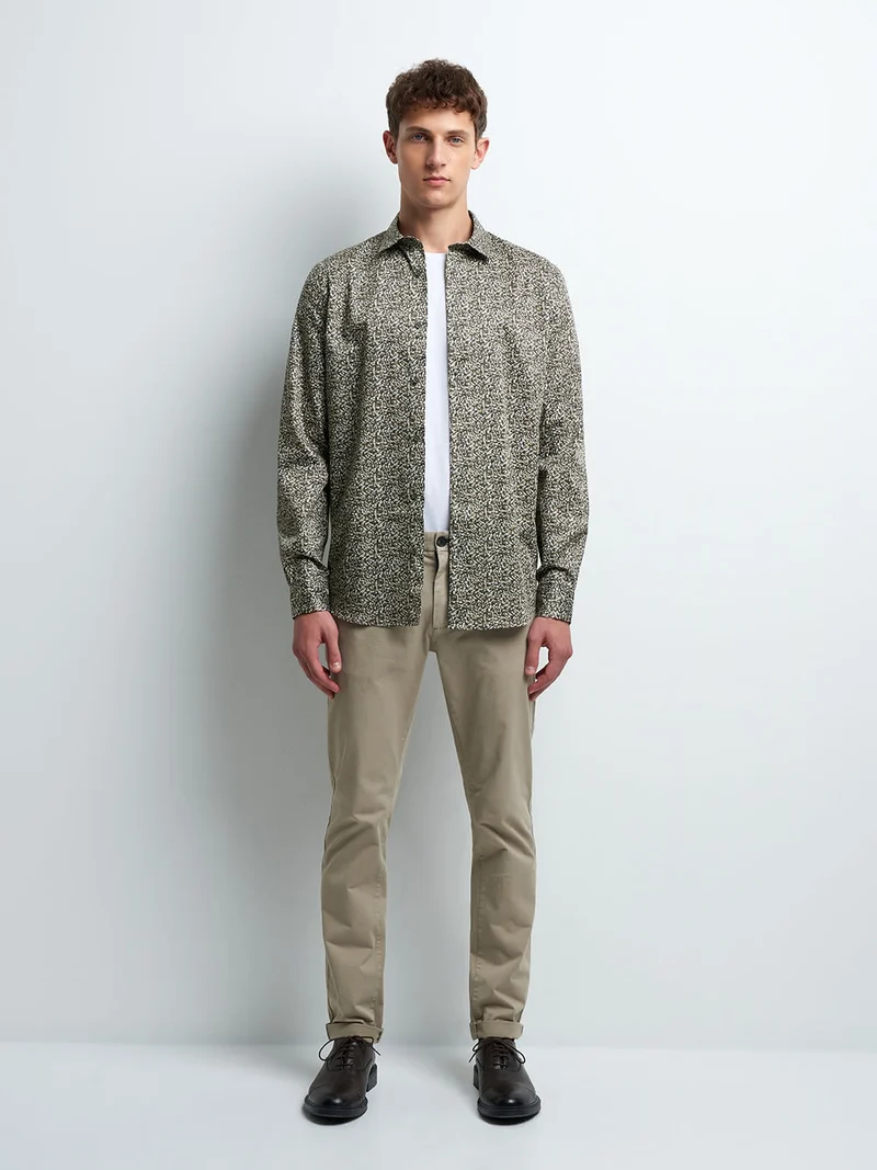 Chemise slim fantaisie