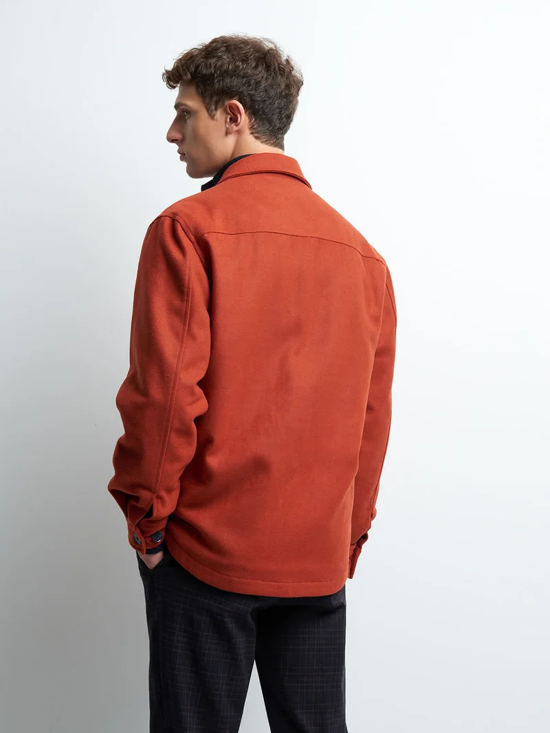 Surchemise regular unie