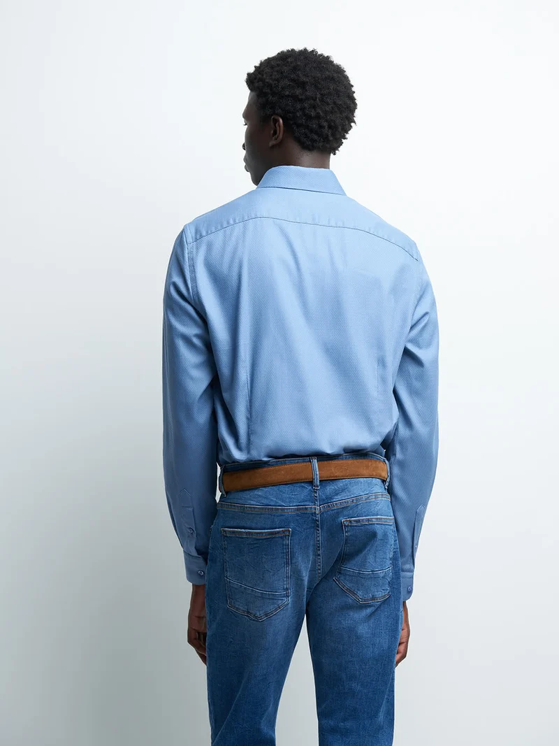 Chemise slim unie