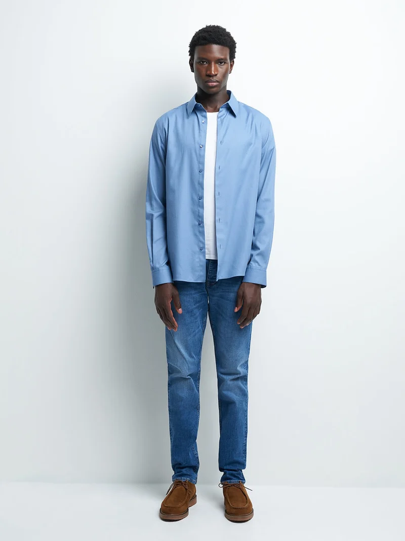 Chemise slim unie