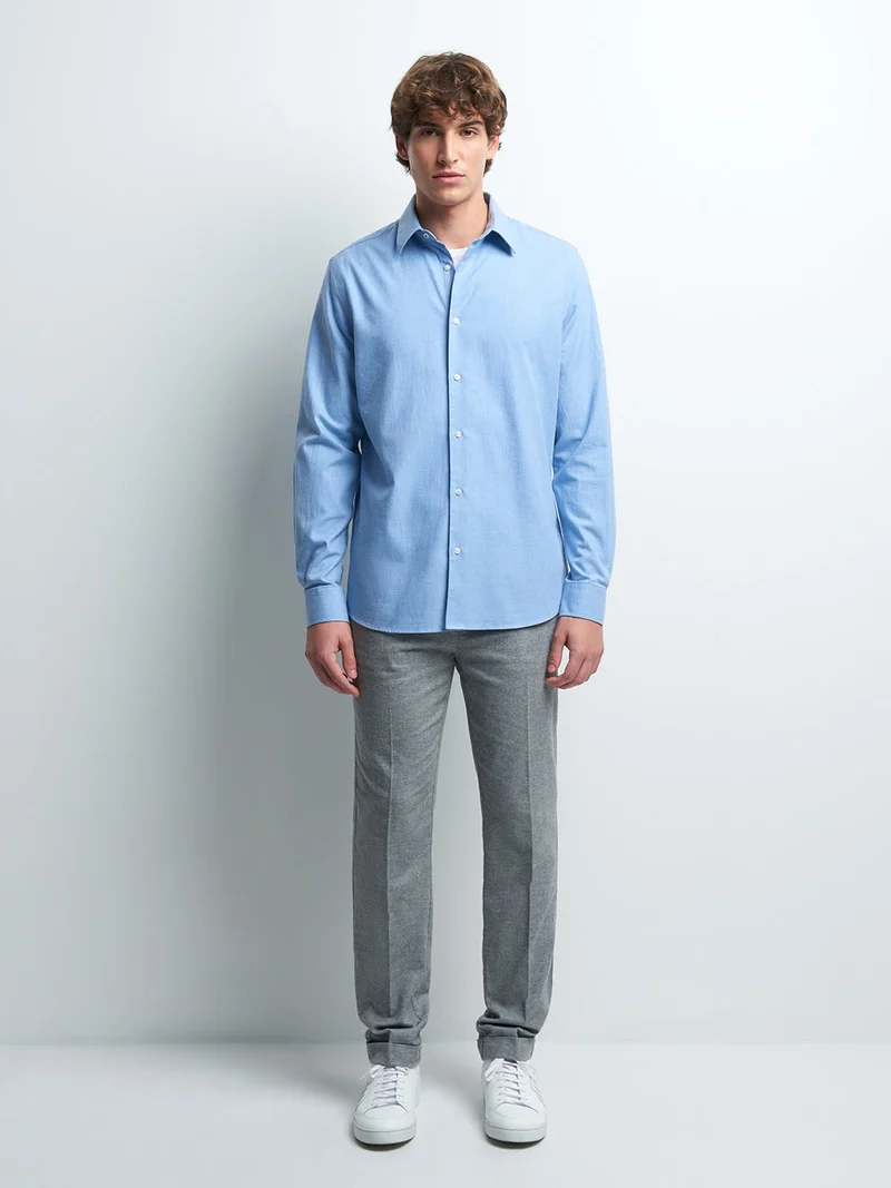 Chemise slim unie