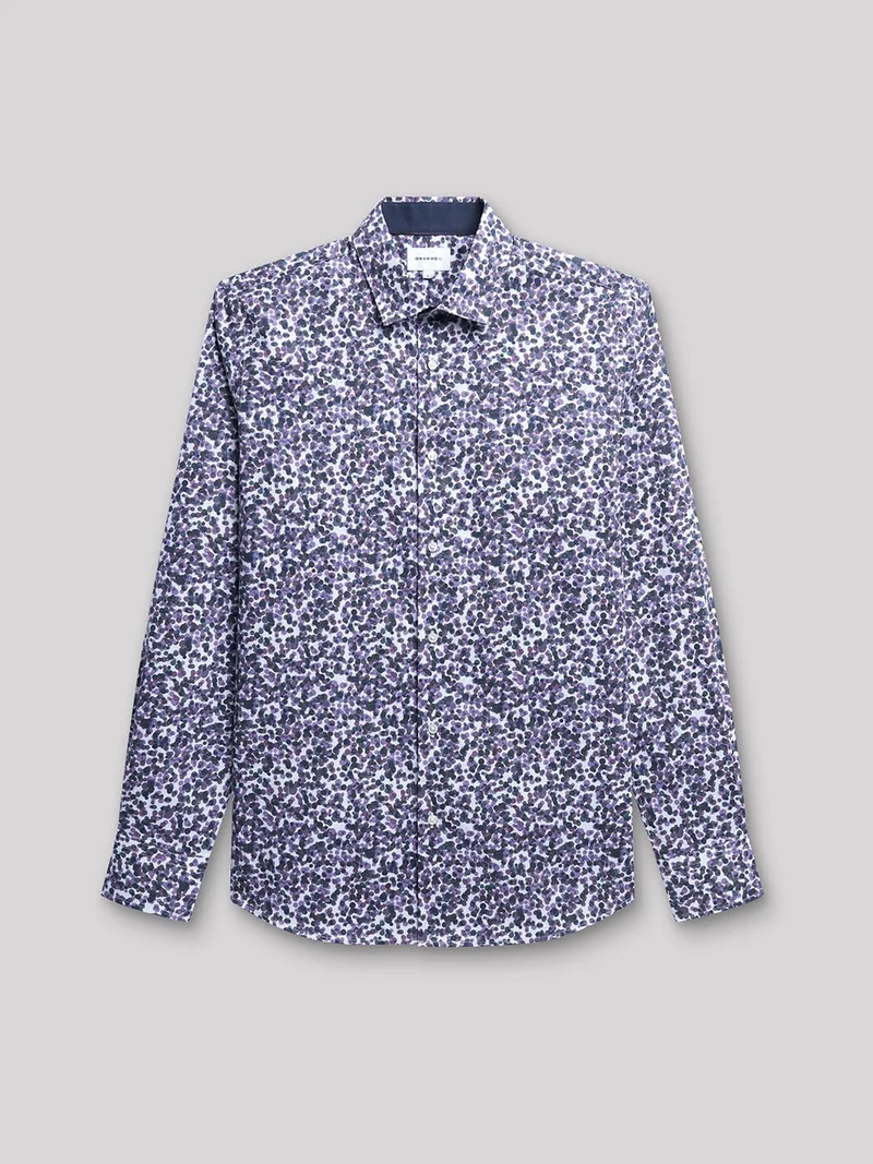 Chemise slim à pois