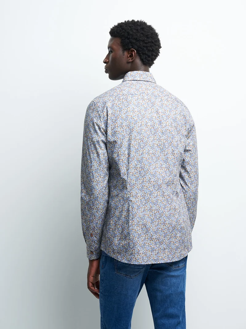 Chemise slim fleurie