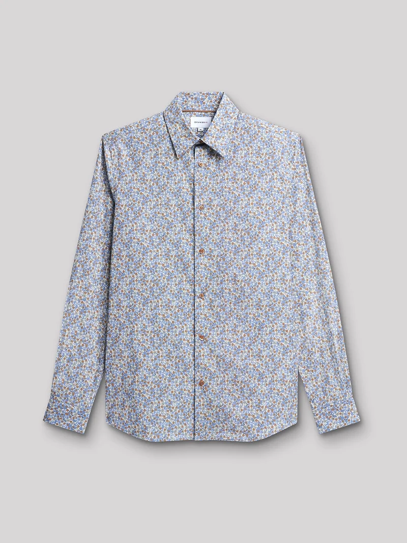 Chemise slim fleurie