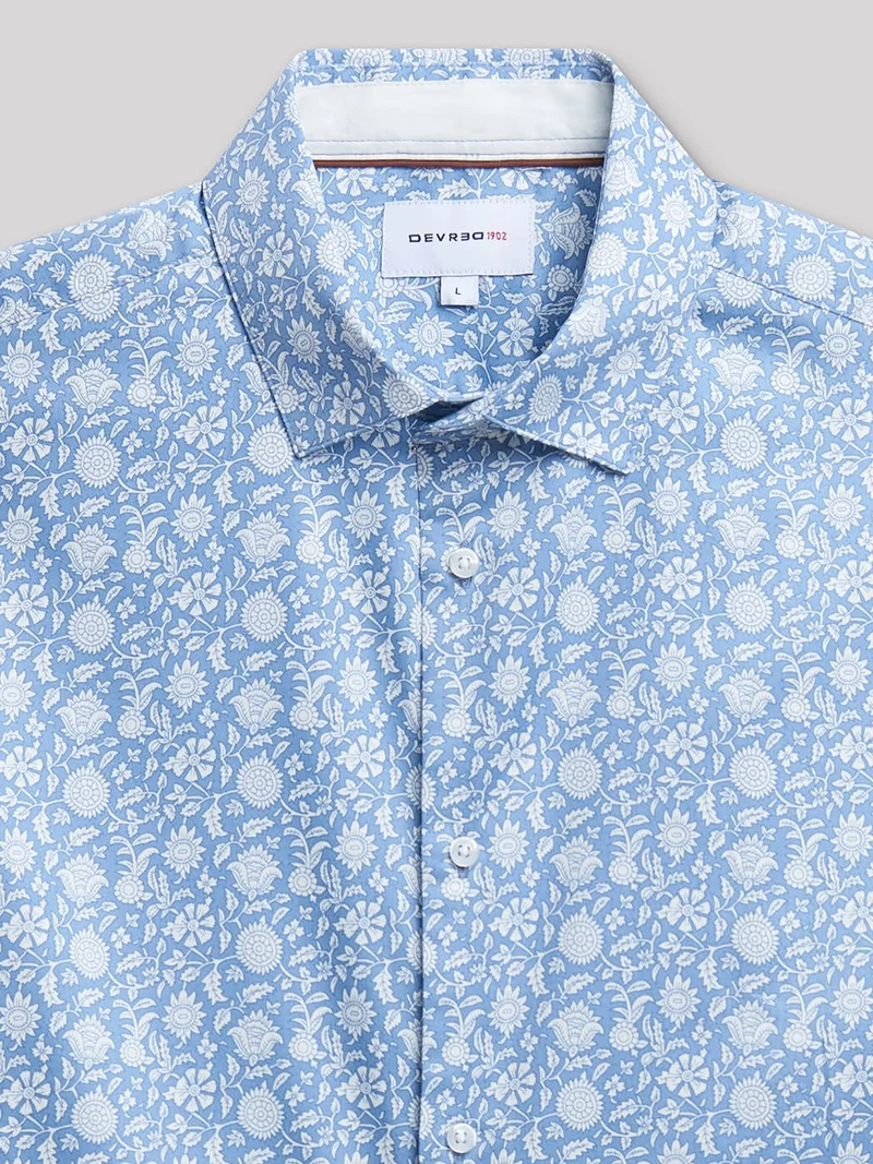 Chemise slim végétale