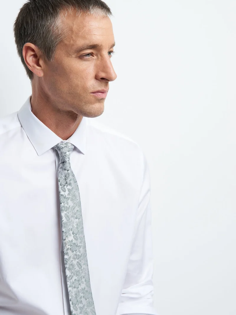 Chemise slim repassage facile unie