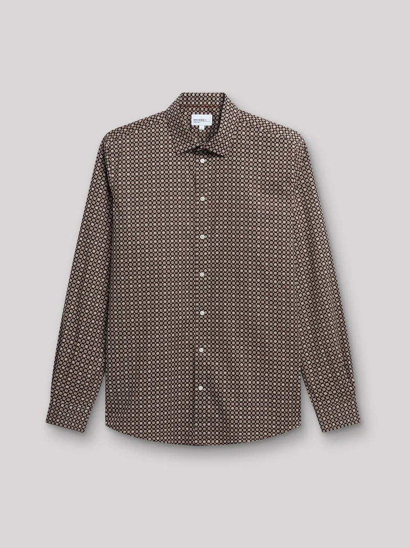 Chemise extra-slim géométrique