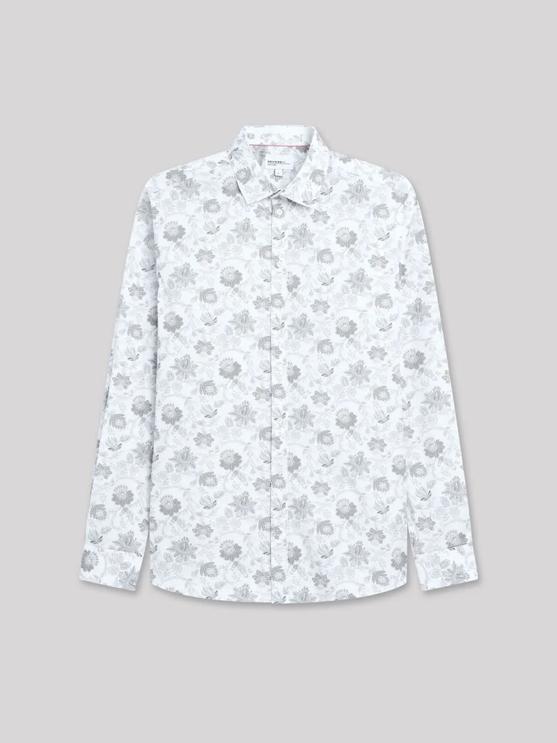 Chemise extra-slim stretch végétale