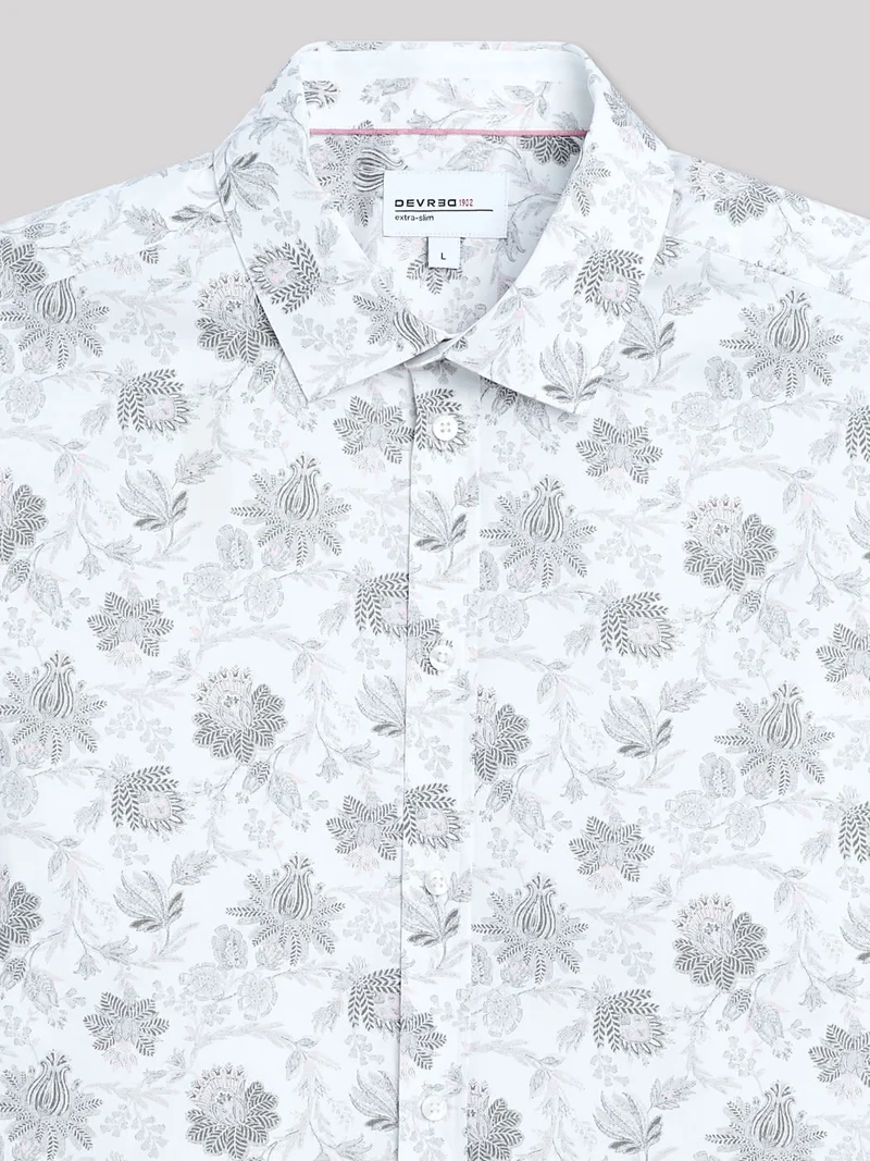 Chemise extra-slim stretch végétale