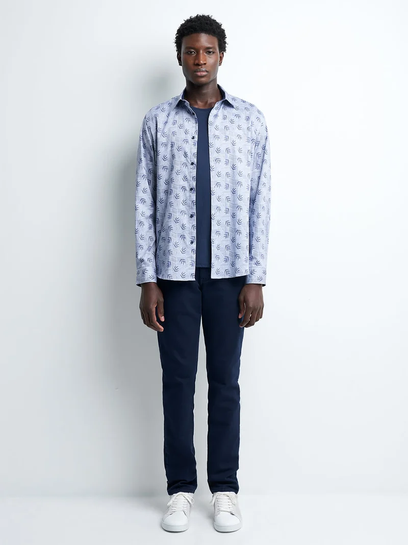 Chemise slim en satin végétale