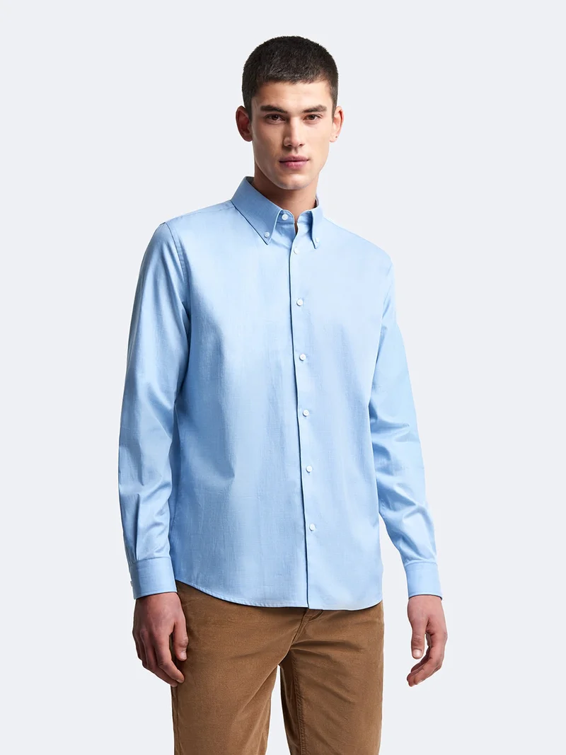 Chemise slim unie