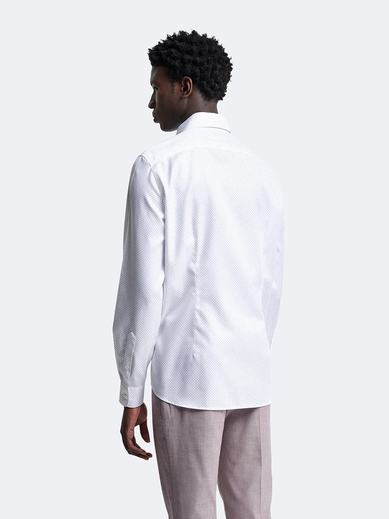 Chemise slim fantaisie