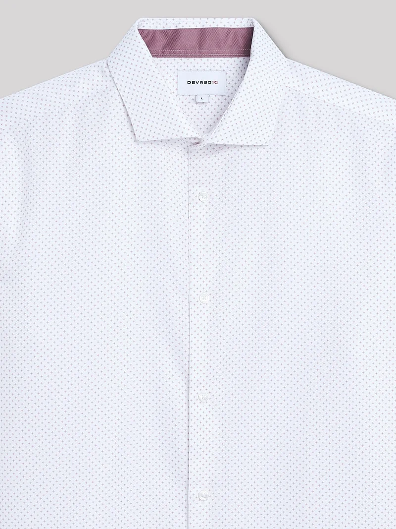 Chemise slim fantaisie