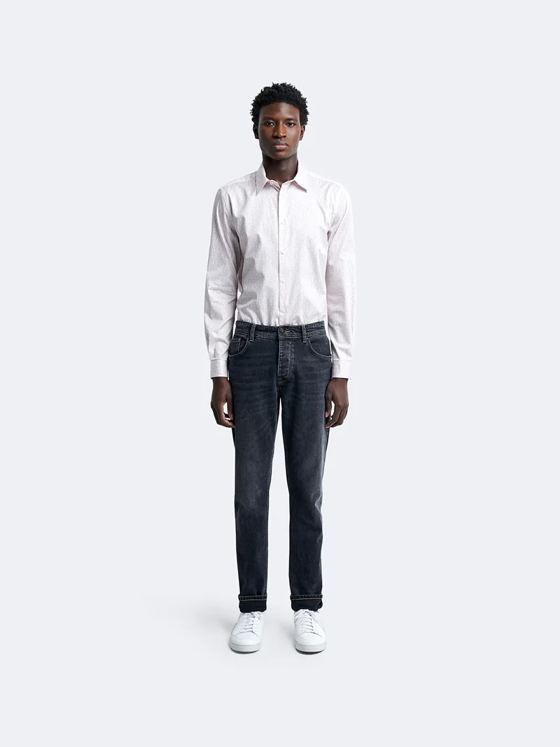 Chemise slim fleurie