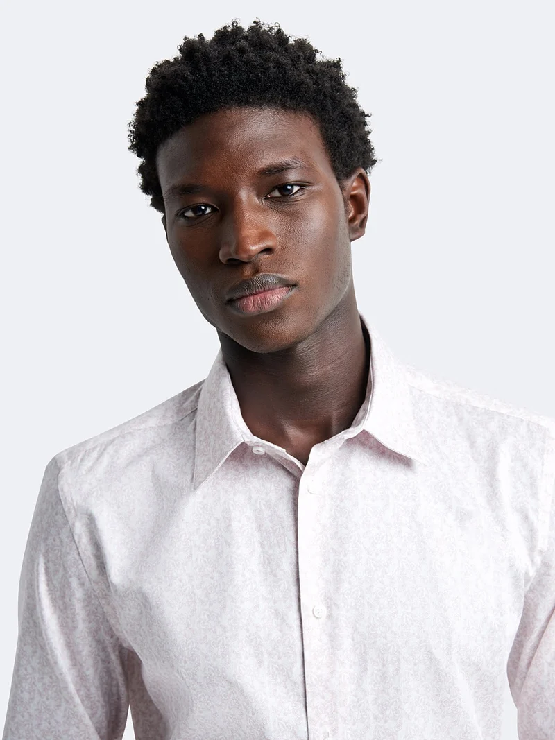 Chemise slim fleurie