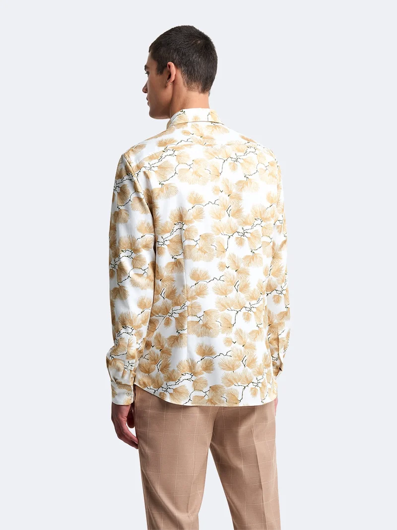 Chemise slim fleurie