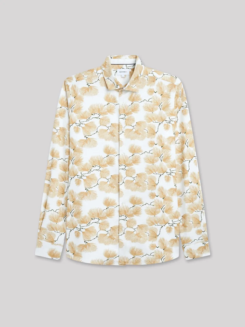 Chemise slim fleurie