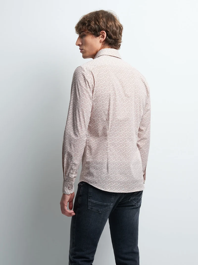 Chemise extra-slim imprimée