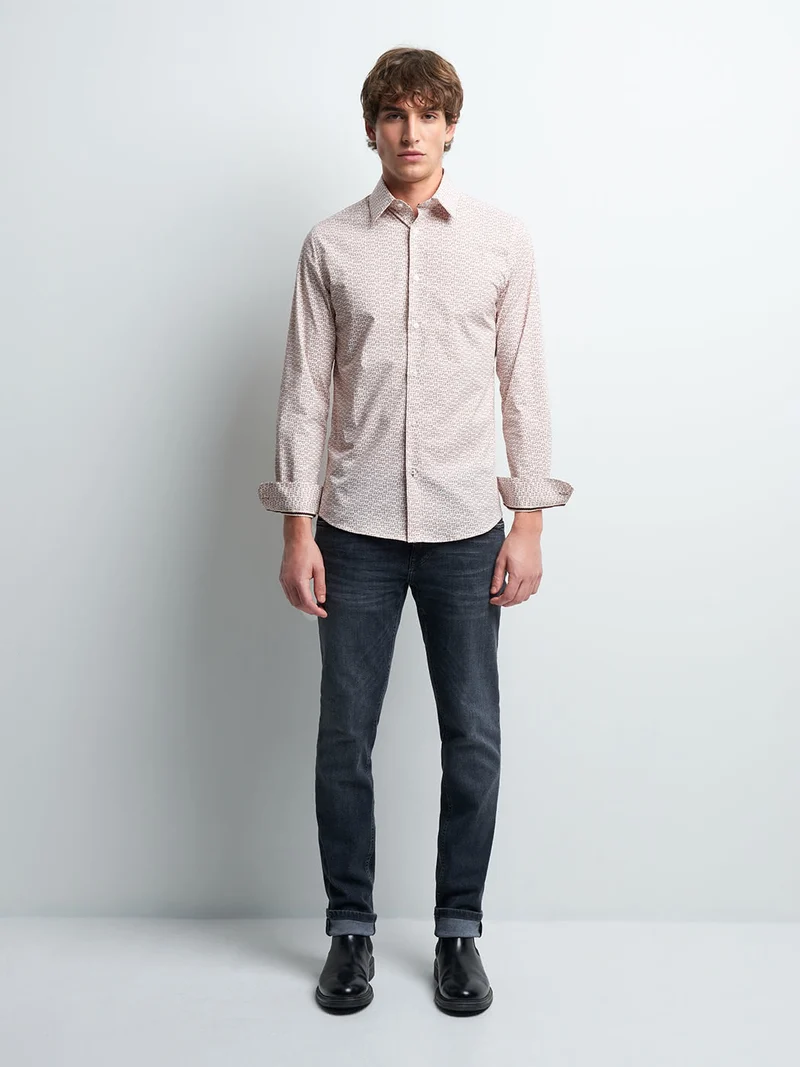 Chemise extra-slim imprimée