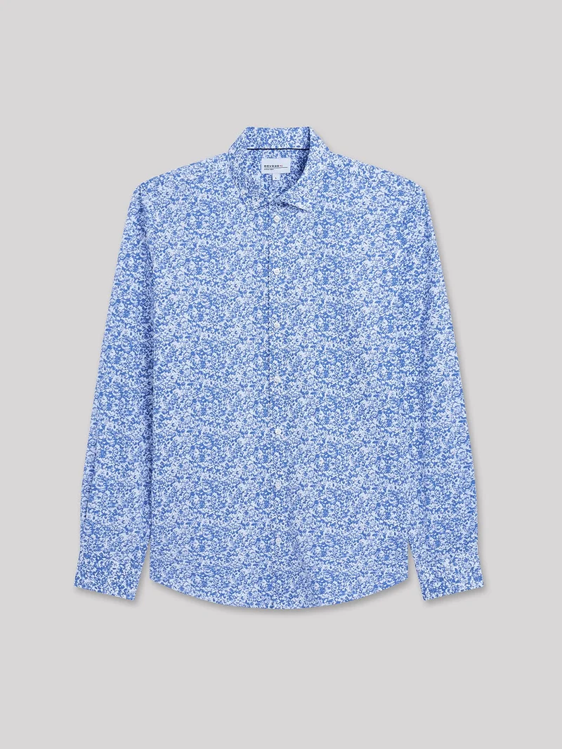 Chemise extra-slim fleurie