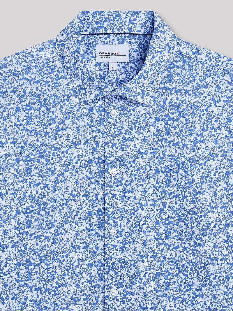 Chemise extra-slim fleurie