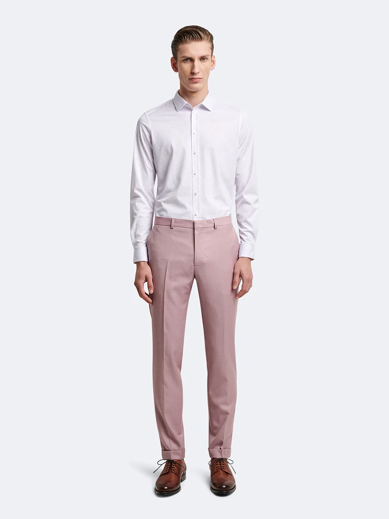 Chemise extra-slim fleurie