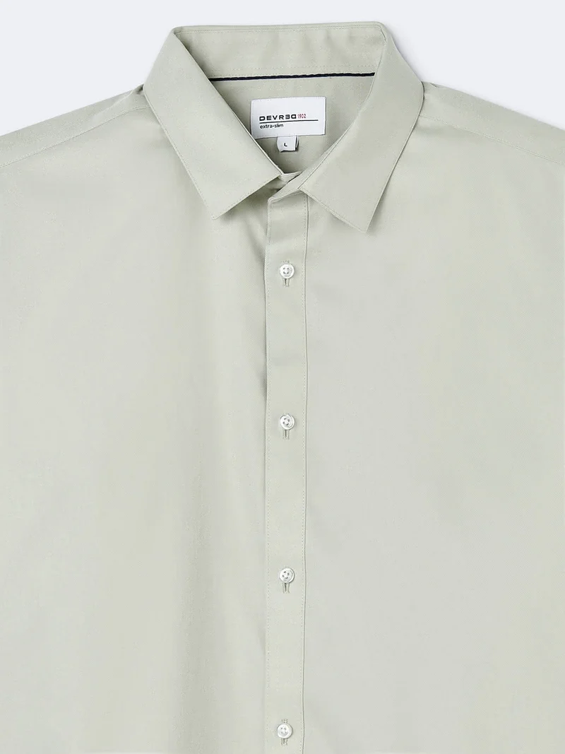Chemise extra-slim sans repassage unie