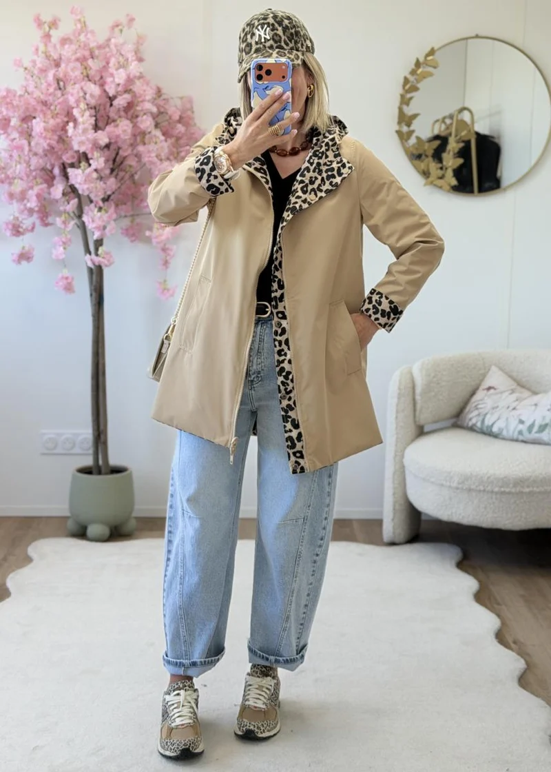 Parka reversible