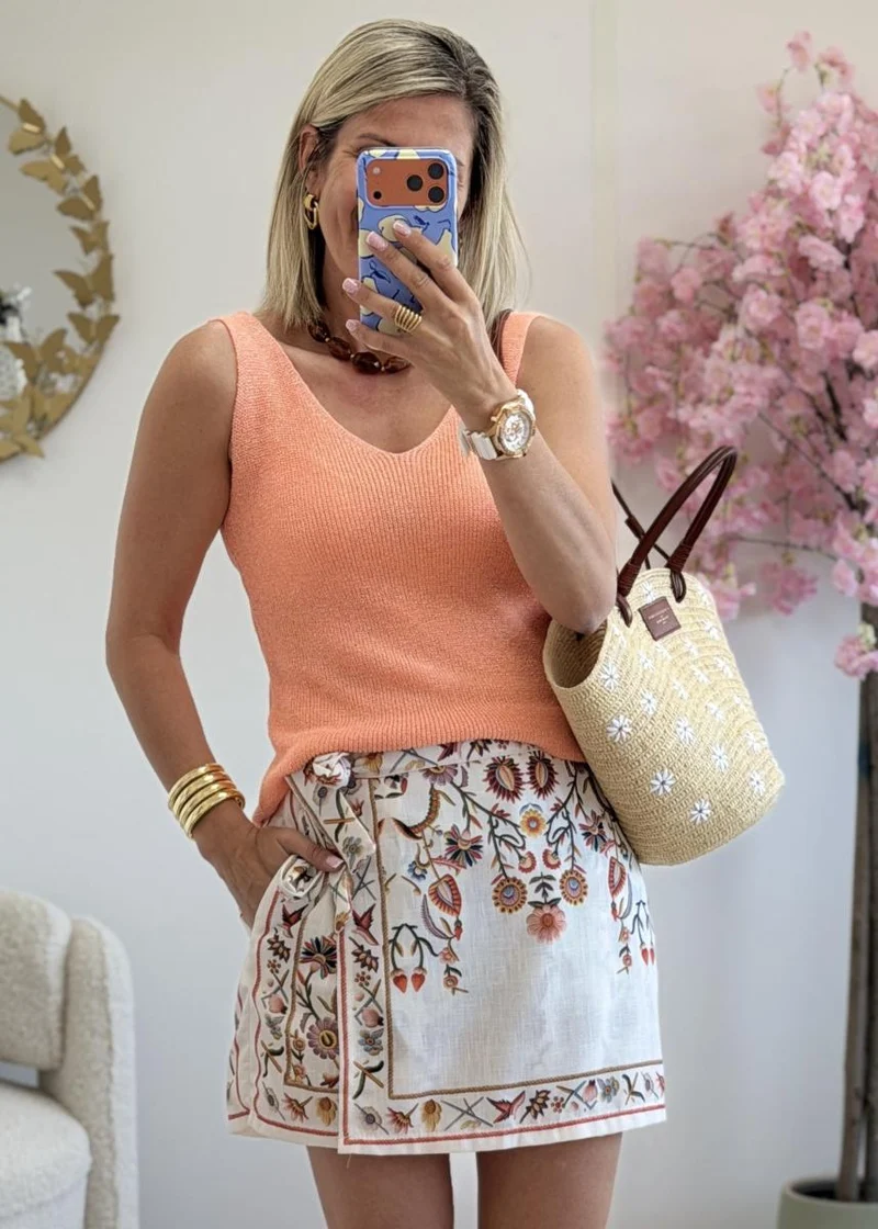 Jupe short baroque
