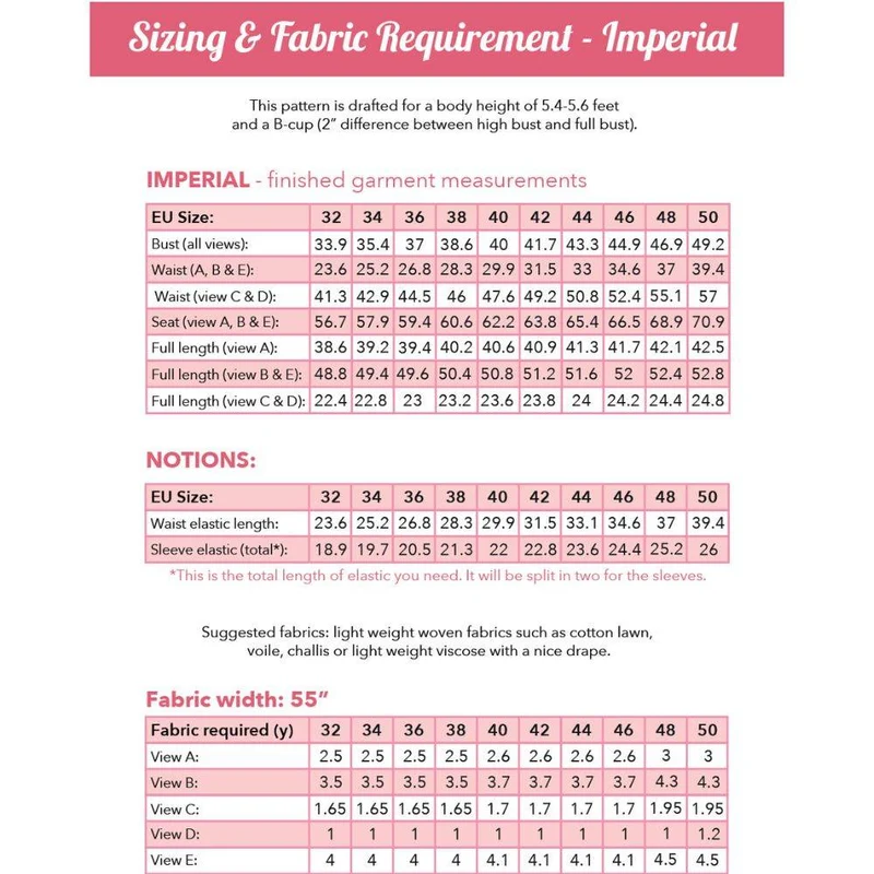 Patron de couture PDF | Robe et haut Vera | Ploen Patterns