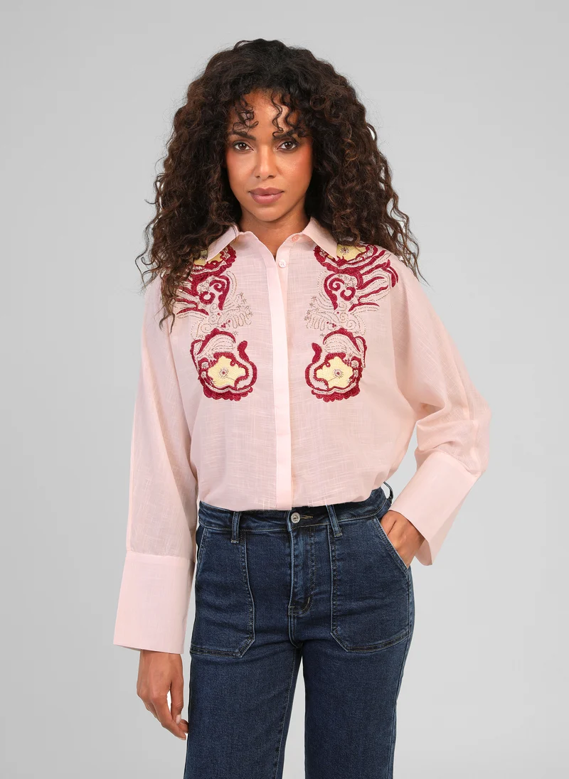 CHEMISE SHANTYLA rose