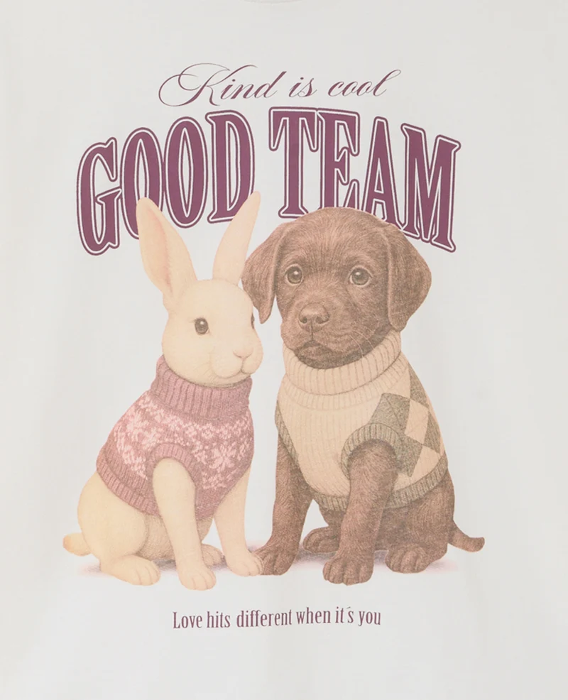 T-shirt manches longues avec print