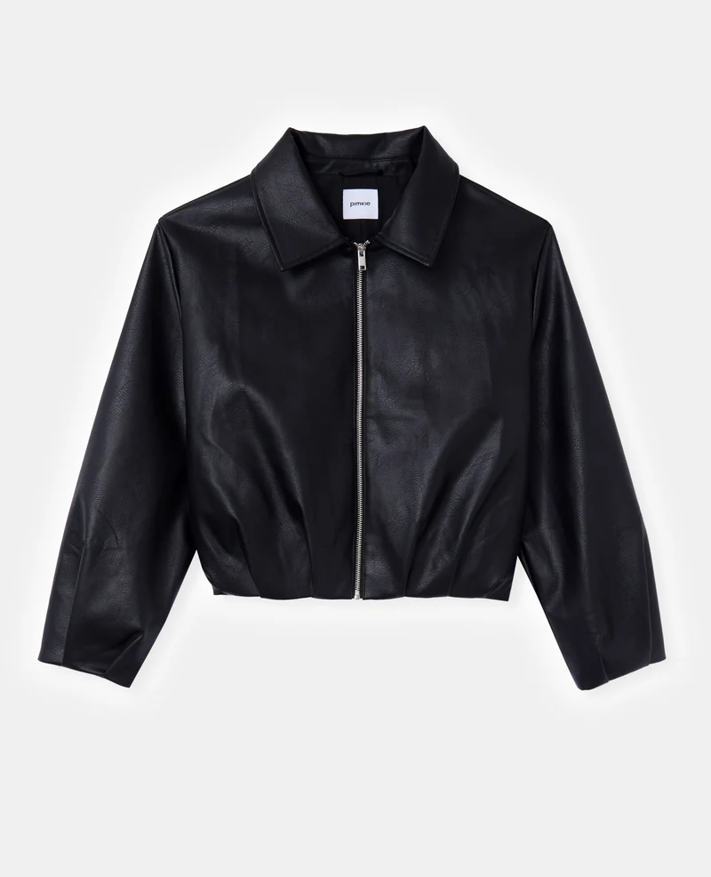 Blouson en simili forme boule