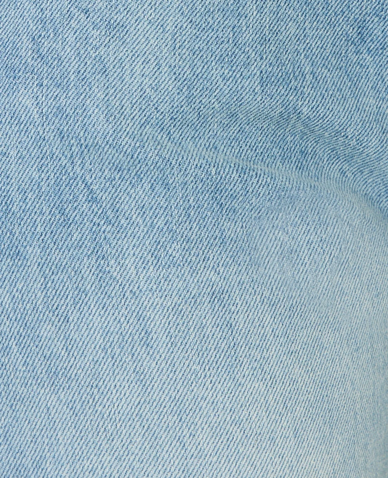 Jean wide taille medium avec clous et broderies
