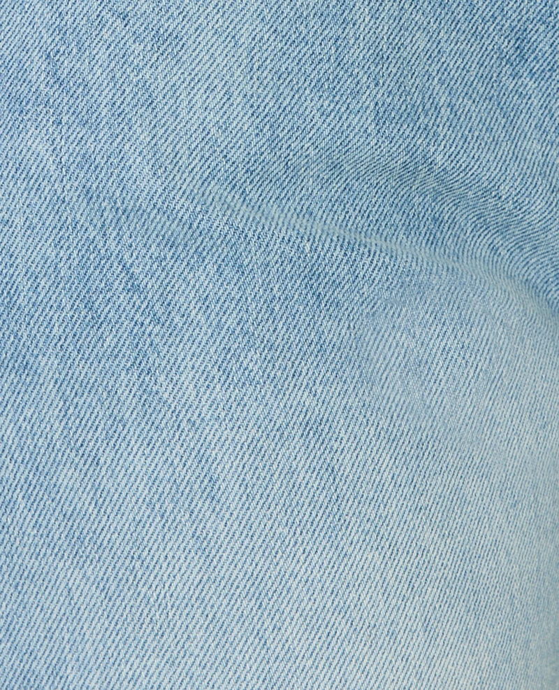 Jean wide taille medium avec clous et broderies