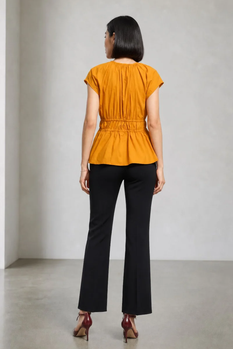 Janai|100% Cotton Waist Elasticated Top