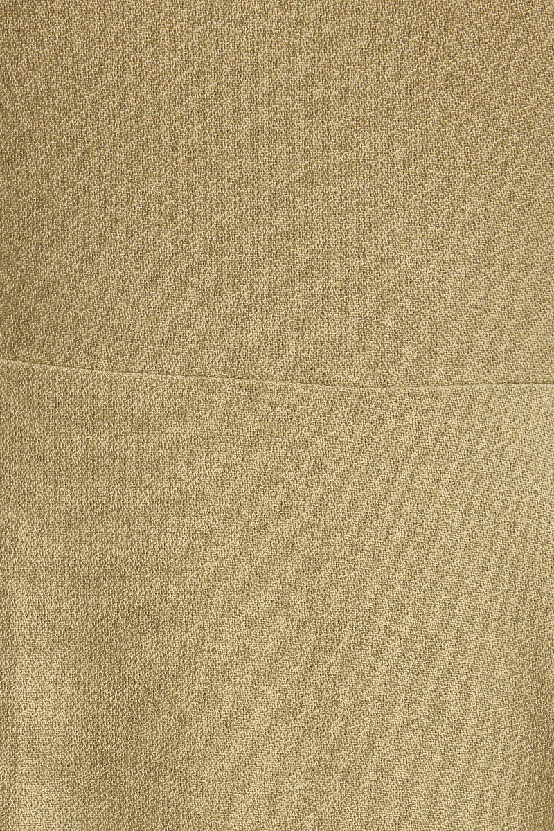 Vaati|100% Viscose Boat Neck Midi Dress