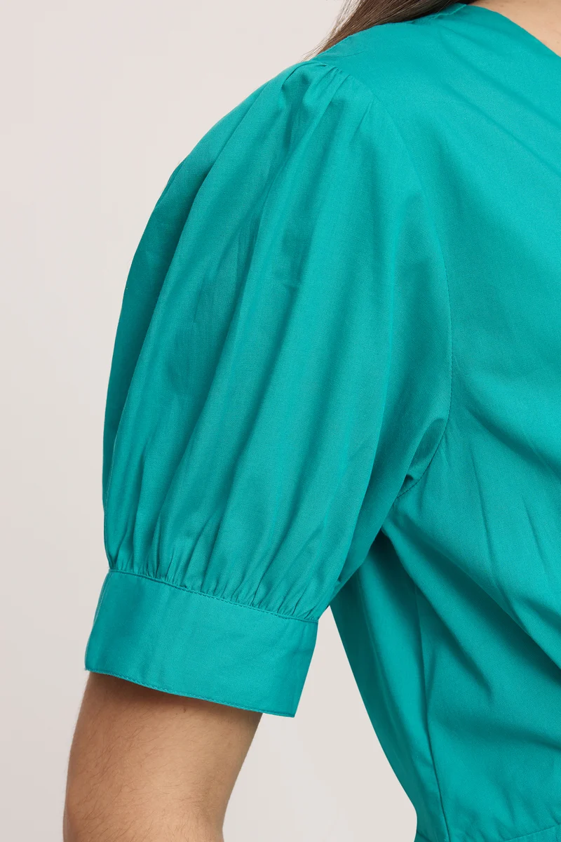 Frera|100% Cotton Tier Hem Midi Dress