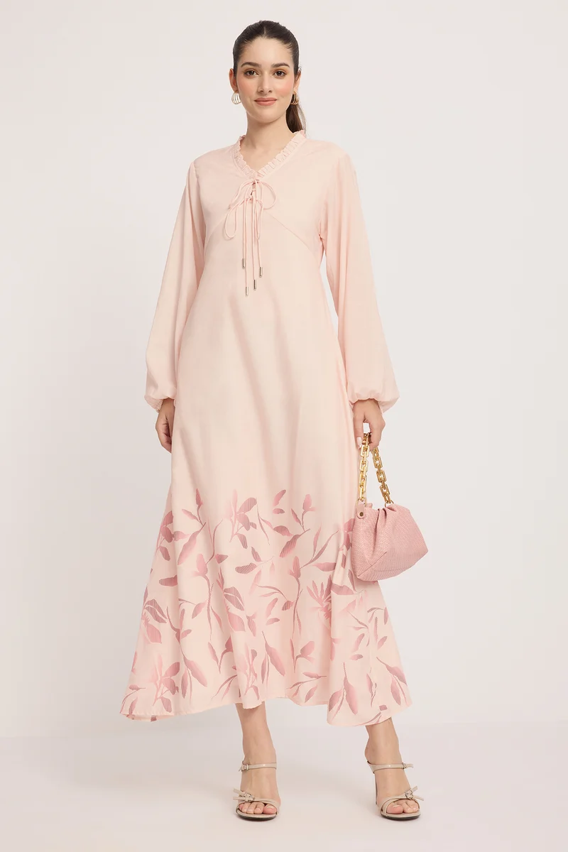 Eija|100% Cotton Printed Maxi Dress