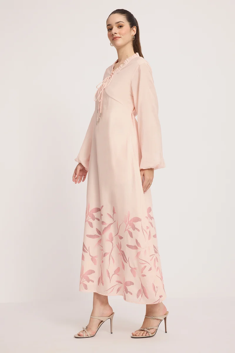 Eija|100% Cotton Printed Maxi Dress