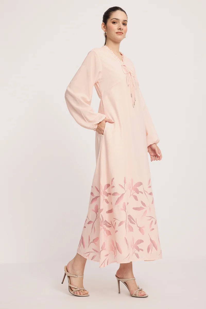 Eija|100% Cotton Printed Maxi Dress