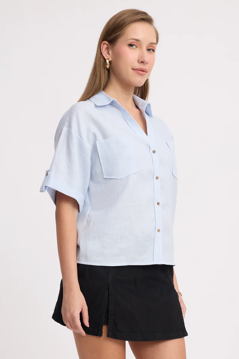 Stark|100% Cotton Short Sleeve Shirt