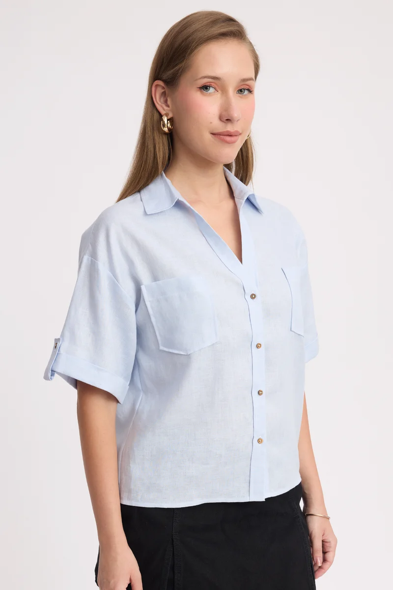 Stark|100% Cotton Short Sleeve Shirt